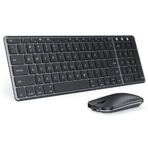 Bluetooth Keyboard & Mouse Combo for Mac Apple Devices – Space Gray New Open Box